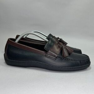 Cole Haan Men's Size 9 Black & Brown Leather Tassel Loafers‎